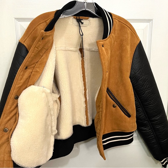 Free People Blanknyc Bomber Jacket Coat Size Large New - Picture 6 of 14